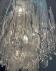 Mazzega Carlo Nason Ice Glass Chandelier
