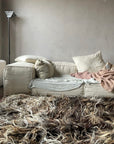 BROWN BLOND RUG
