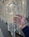 Mazzega Carlo Nason Ice Glass Chandelier