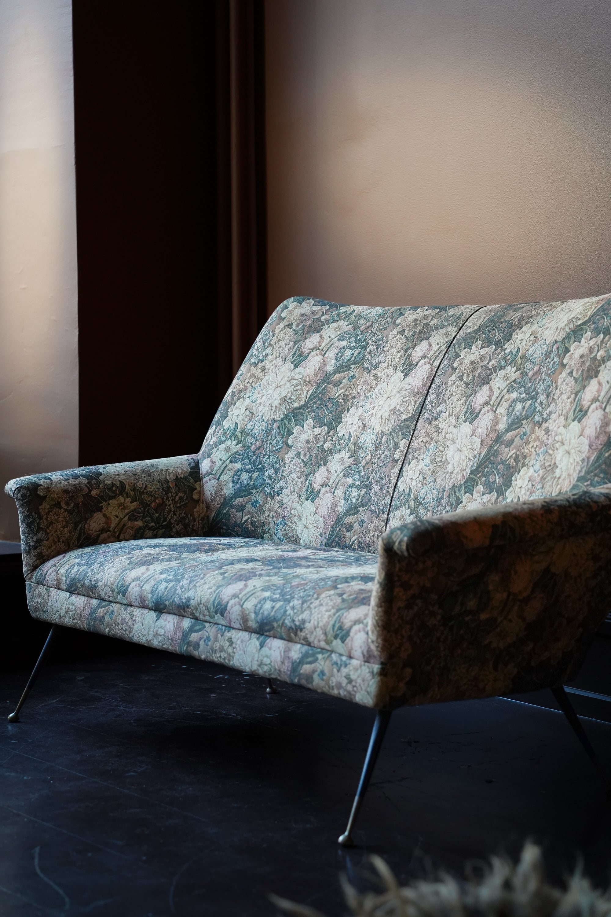 Vintage Mid-Century Modern 2-Seater Sofa (1950s/1960s)