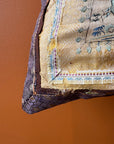 Japanese Semi-Antique Silk Pillow