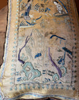 Japanese Semi-Antique Silk Pillow