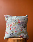 Embroidered pillow